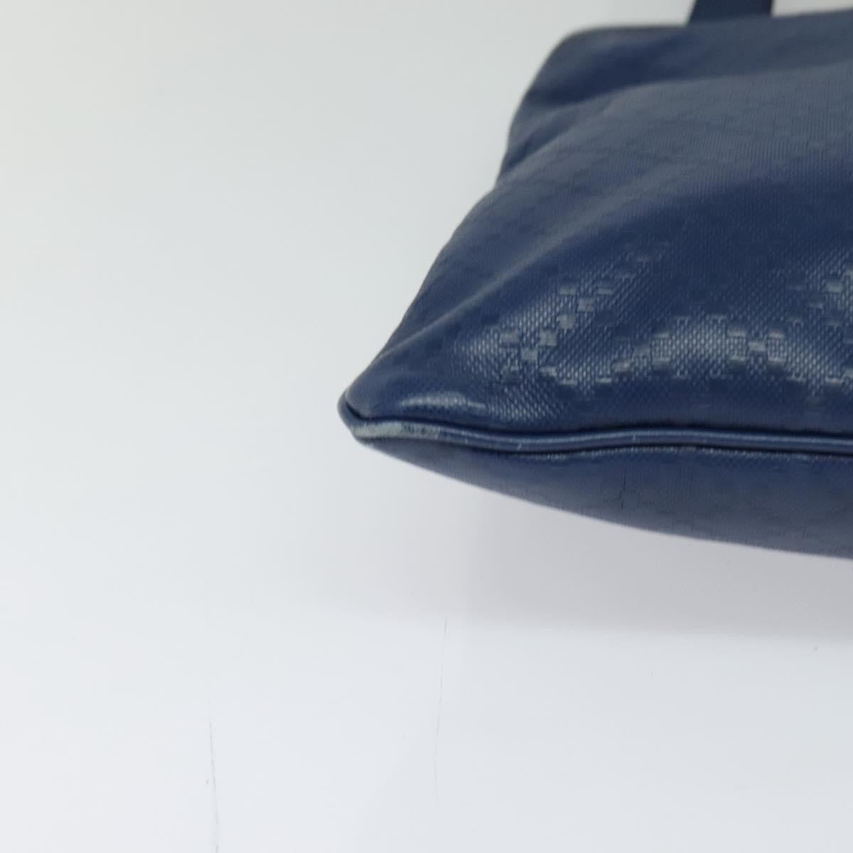 Gucci Zip Top Messenger Bag Diamante Leather, BLUE, LEATHER, Shoulder bag