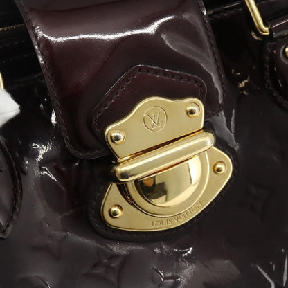 Louis Vuitton Melrose Avenue Handbag Monogram Vernis, Burgundy, Patent Leather, Handbag