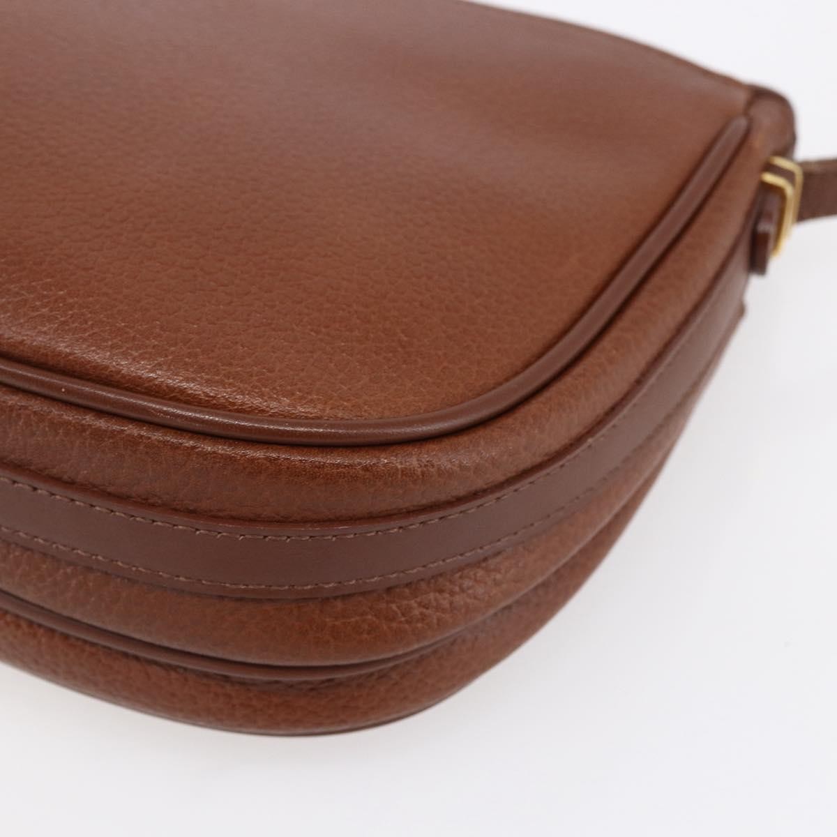 Burberry Vintage Shoulder Bag Leather, BROWN, LEATHER, Shoulder bag