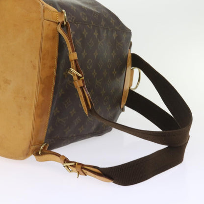 Louis Vuitton Montsouris Backpack Monogram Canvas, BROWN, CANVAS, Backpack