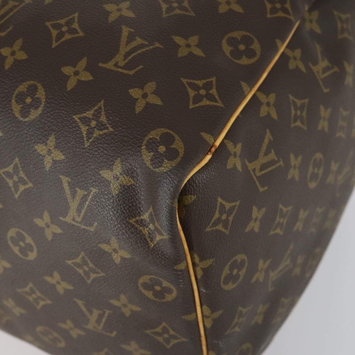 Louis Vuitton Keepall Bag Monogram Canvas, BROWN, CANVAS, Travel bag
