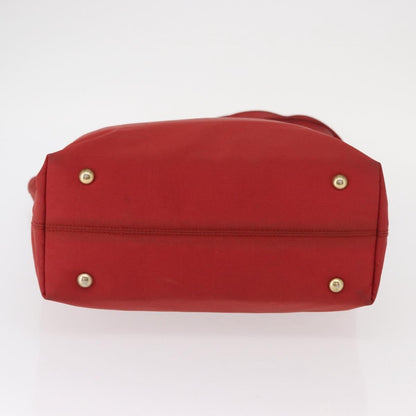 Salvatore Ferragamo Gancini handbag Nylon, RED, NYLON, Handbag