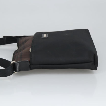 Burberry Vintage Shoulder Bag Nylon, BLACK, NYLON, Shoulder bag