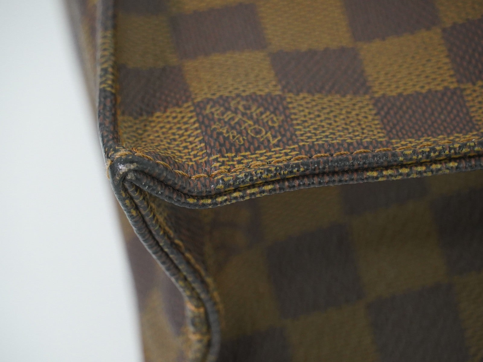 Louis Vuitton Sac Plat Bag Monogram Canvas, BROWN, CANVAS, Tote bag