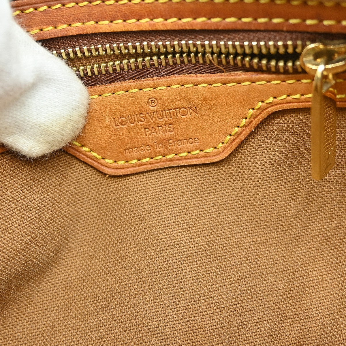 Louis Vuitton Trotteur Handbag Monogram Canvas, Brown, Canvas, Shoulder Bag