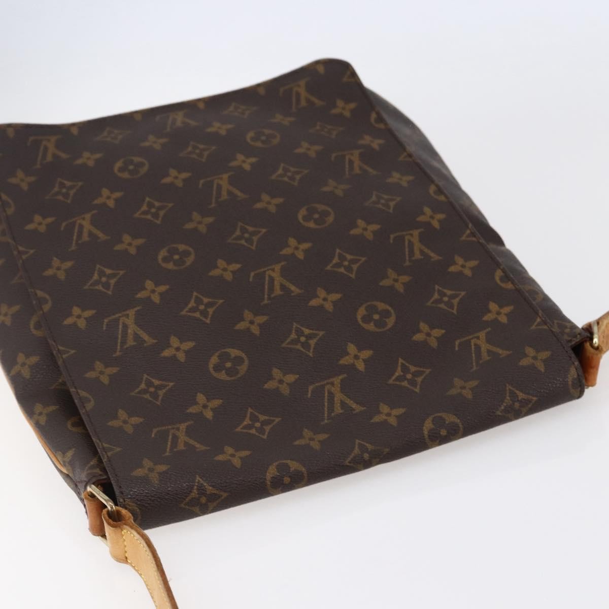 Louis Vuitton Musette Handbag Monogram Canvas, BROWN, CANVAS, Shoulder bag