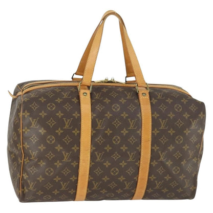 Louis Vuitton Sac Souple Handbag Monogram Canvas, BROWN, CANVAS, Travel bag
