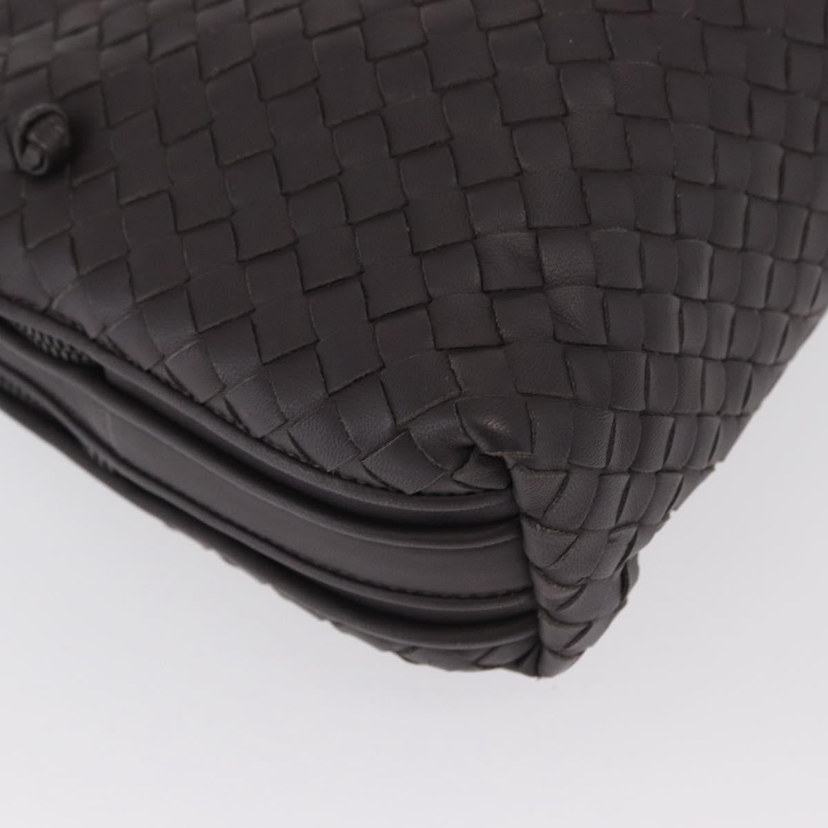 Bottega Veneta Nodini Crossbody Bag Intrecciato Nappa, BROWN, LEATHER, Shoulder bag