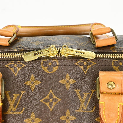 Louis Vuitton Keepall Bag Monogram Canvas, Brown, Canvas, Travel Bag