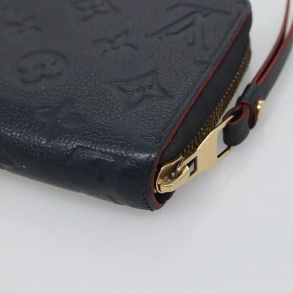 Louis Vuitton Portefeuille zippy Monogramme Empreinte Monogramme Empreinte, NAVY, LEATHER, Wallets