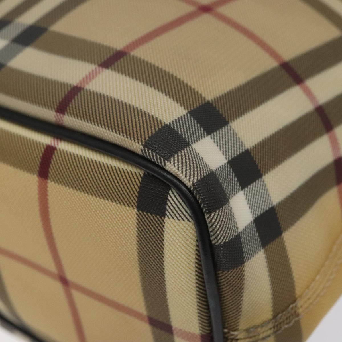 Burberry Top Handle Tote Nova Check Canvas, BEIGE, CANVAS, Tote bag