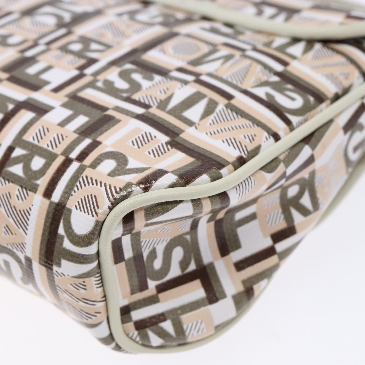 Salvatore Ferragamo Vintage clutch Bag Canvas, BEIGE, CANVAS, Clutche & pouche