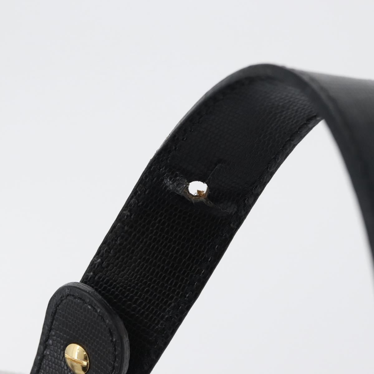 Celine Circle Logo Shoulder Bag Leather, BLACK, LEATHER, Shoulder bag