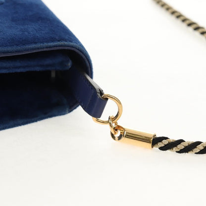 Gucci G Broadway Shoulder Bag Velvet with Crystals, BLUE, VELVET, Shoulder bag
