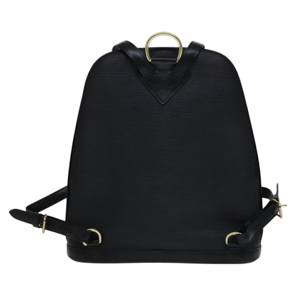 Louis Vuitton Gobelins Backpack Epi Leather, Black, Leather, Backpack