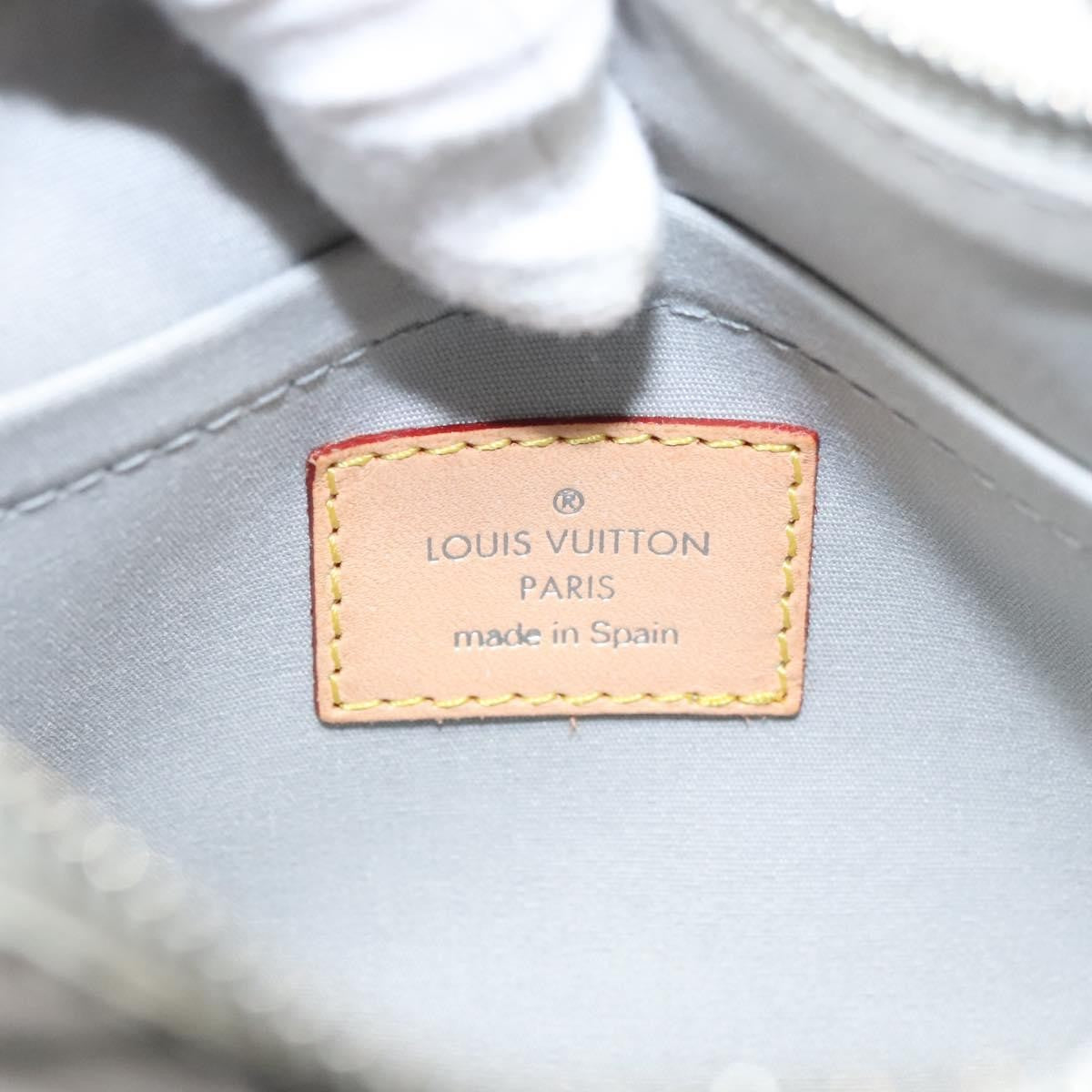 Louis Vuitton Pochette Plate Monogram mirror, SILVER, PATENT_LEATHER, Clutche & pouche