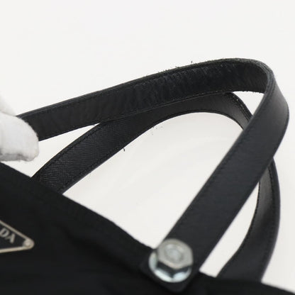 Prada Vintage Tote Tessuto, Black, Nylon, Tote Bag