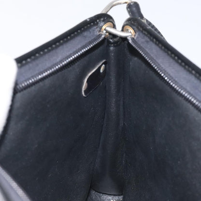 Christian Dior Vintage Trotter Shoulder Bag Canvas, NAVY, CANVAS, Shoulder bag