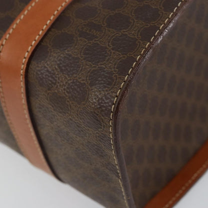 Celine Vintage Macadam Handbag Macadam, BROWN, CANVAS, Handbag