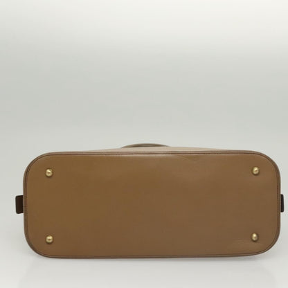 Burberry Vintage Zip Dome Bag Leather, BROWN, LEATHER, Handbag