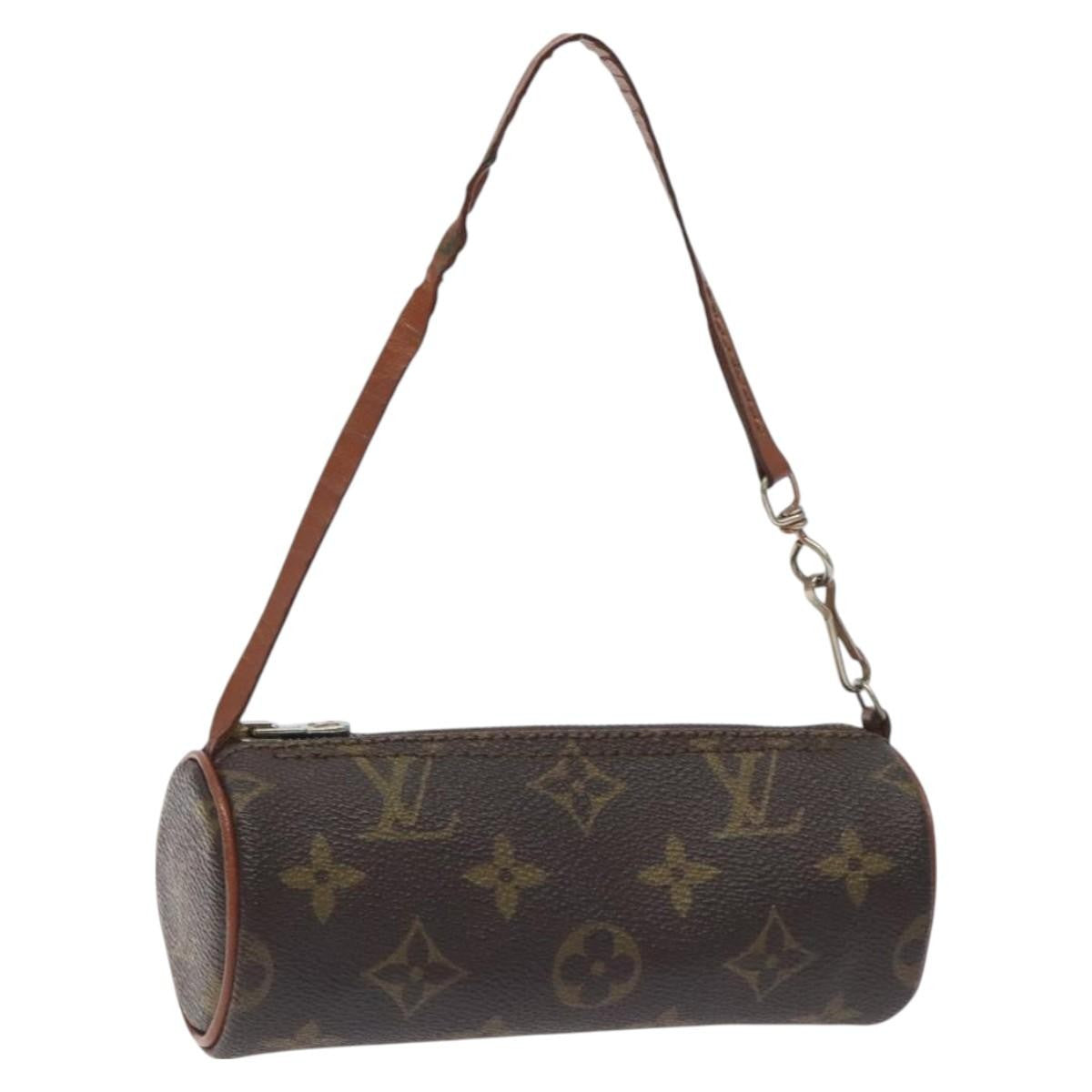 Louis Vuitton Papillon Pochette Monogram Canvas, BROWN, CANVAS, Handbag