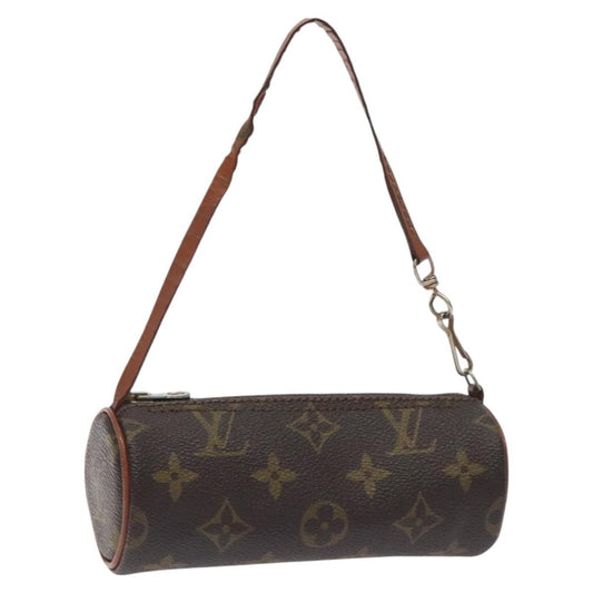 Louis Vuitton Papillon Pochette Monogram Canvas, BROWN, CANVAS, Handbag