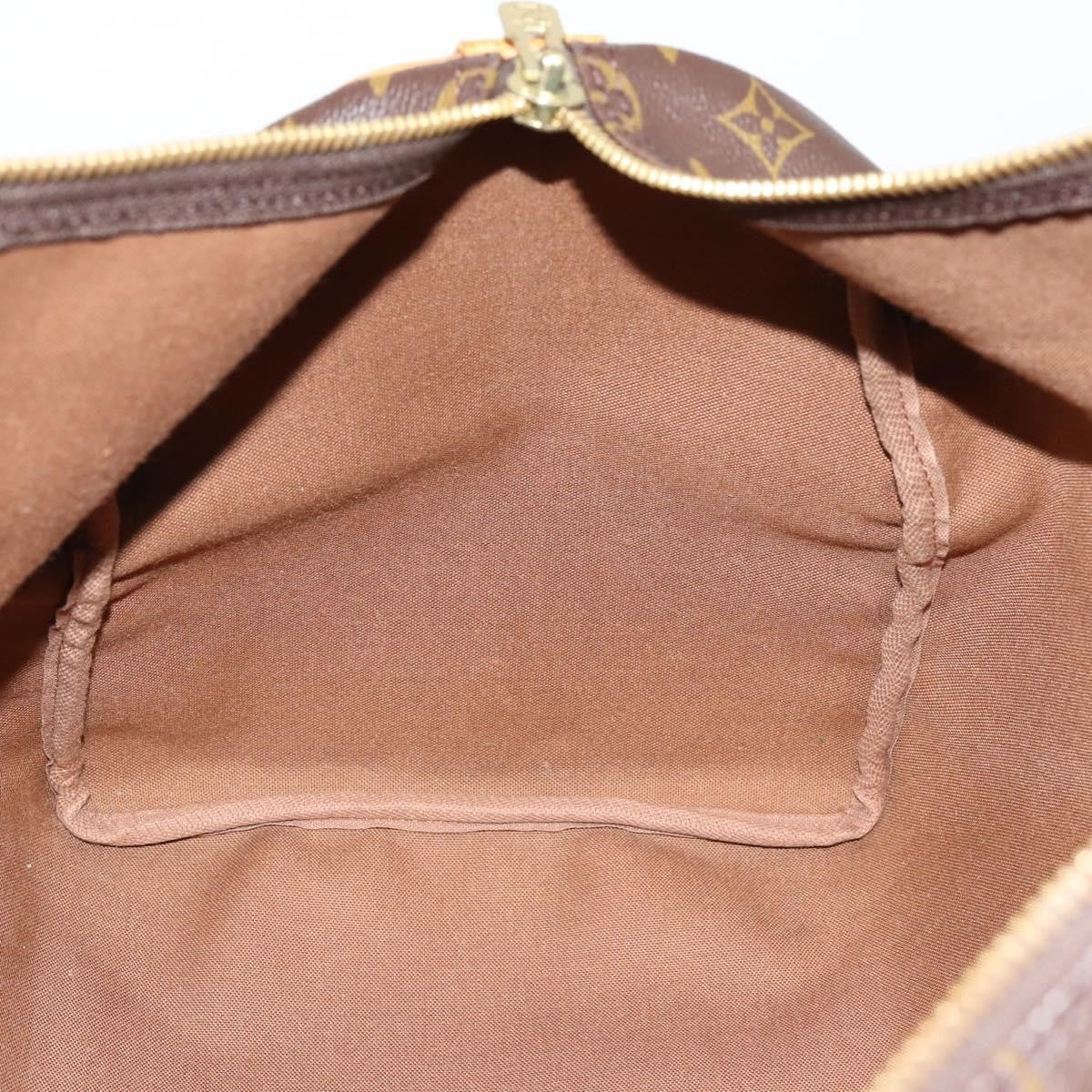 Louis Vuitton Keepall Bag Monogram Canvas, BROWN, CANVAS, Travel bag
