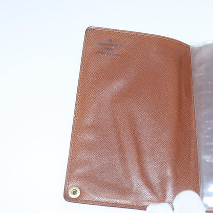 Louis Vuitton Porte Cartes Pression Card Case Monogram Canvas, BROWN, CANVAS, Card Holders