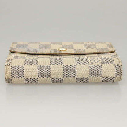 Louis Vuitton Alexandra Wallet Damier, WHITE, CANVAS, Wallets