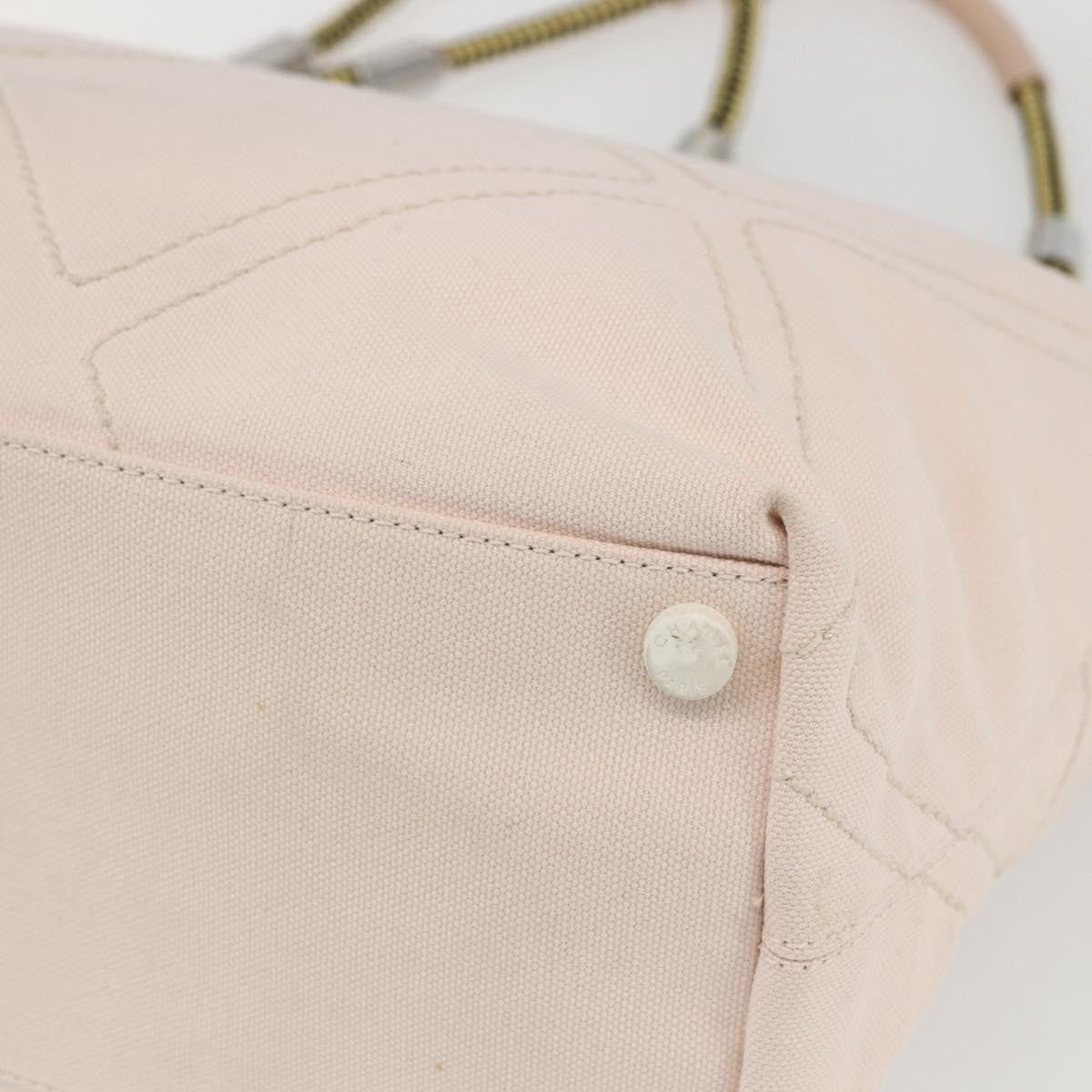 Chanel Vintage Cruise Line No.5 Tote Quilted Canvas, PINK, CANVAS, Tote bag