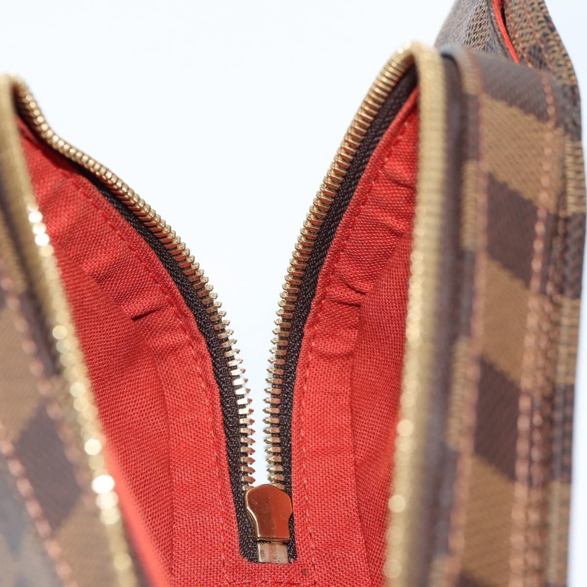 Louis Vuitton Geronimos Waist Bag Damier, BROWN, CANVAS, Travel bag