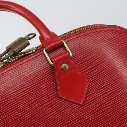 Louis Vuitton Alma Handbag Epi Leather, RED, LEATHER, Handbag