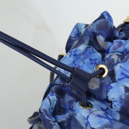 Louis Vuitton Noefull Handbag Ikat Nylon, BLUE, NYLON, Handbag
