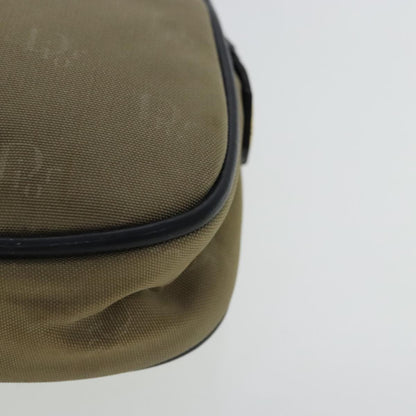 Christian Dior Pouch Leather, BEIGE, NYLON, Clutche & pouche