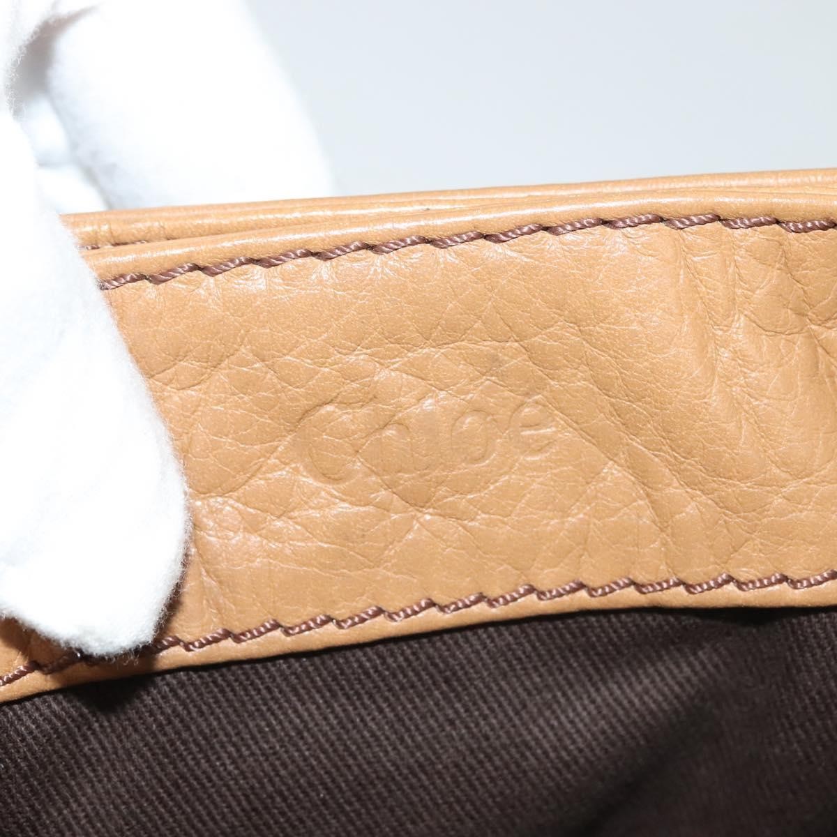 Chloe Paddington Lock Handbag Leather, BROWN, LEATHER, Handbag