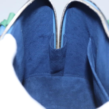 Louis Vuitton Alma Handbag Limited Edition Print Epi Leather, Blue, Leather, Handbag