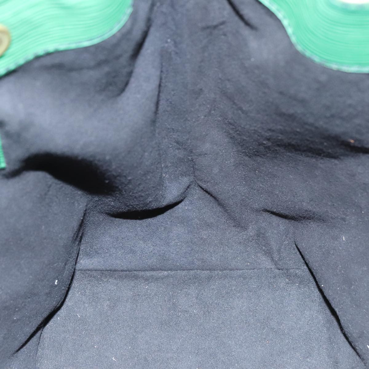 Louis Vuitton Petit Noe Handbag Epi Leather, GREEN, LEATHER, Shoulder bag