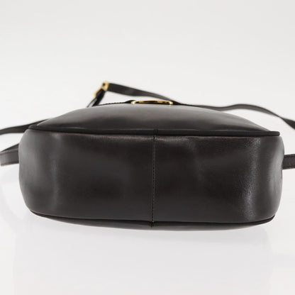 Salvatore Ferragamo Vara Bow camera Shoulder Bag Leather, BROWN, LEATHER, Shoulder bag