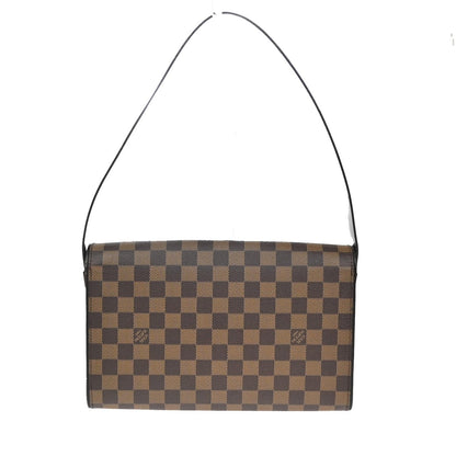 Louis Vuitton Tribeca Handbag Damier, BROWN, CANVAS, Shoulder bag