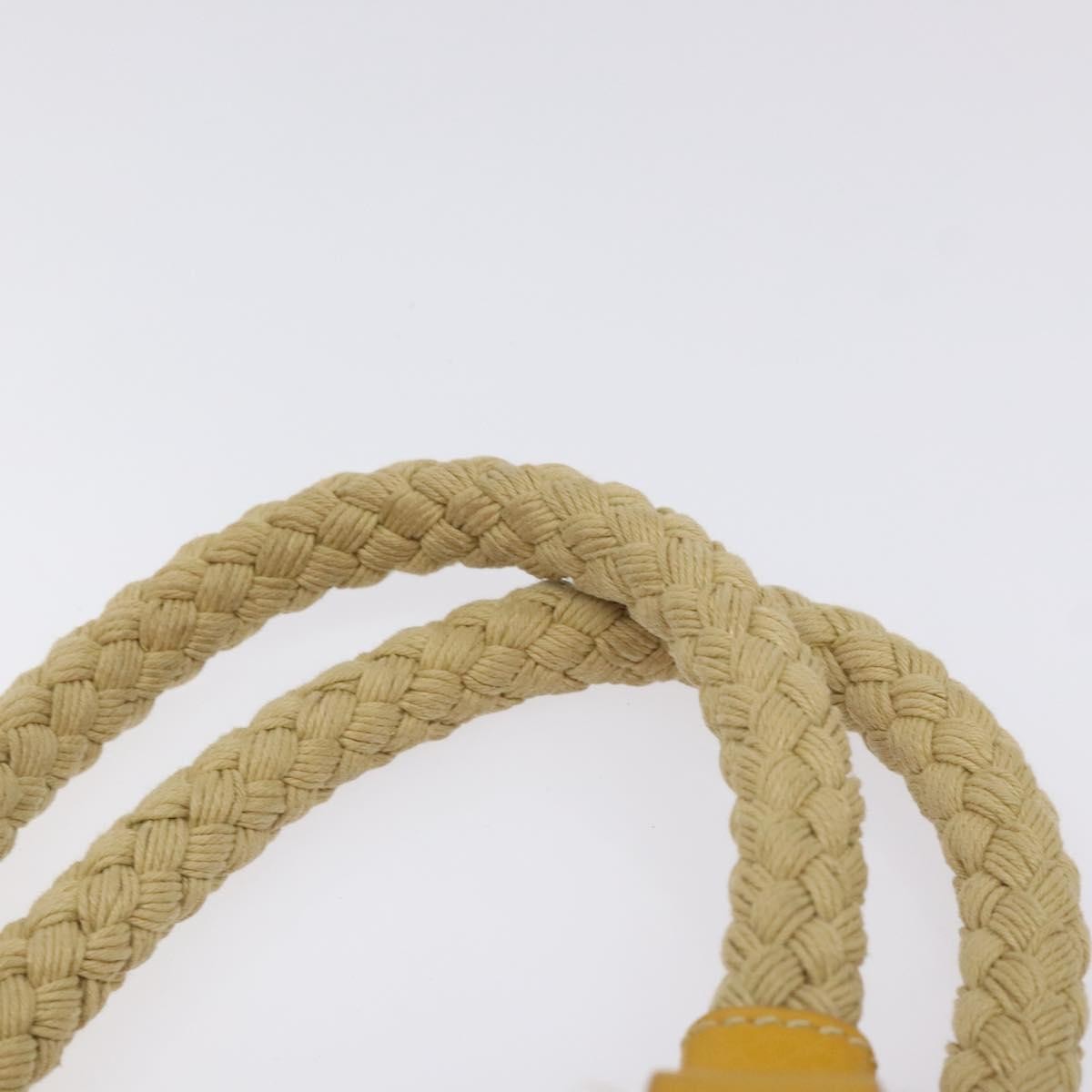 Prada Vintage Handbag Leather, YELLOW, LEATHER, Handbag