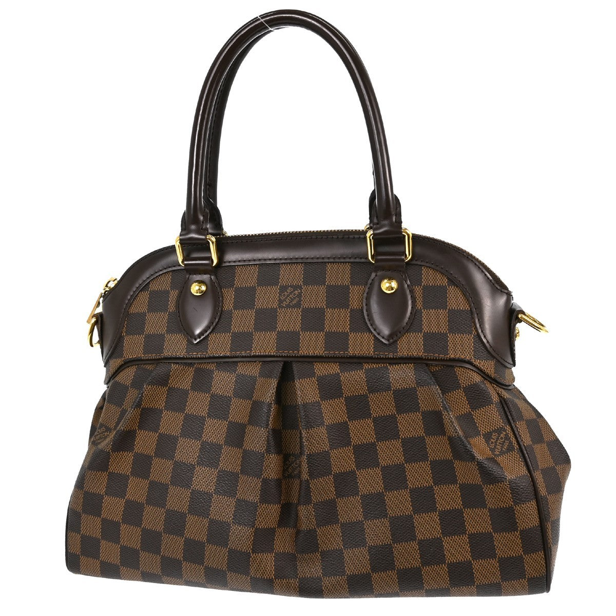 Louis Vuitton Trevi Handbag Damier, Brown, Canvas, Handbag
