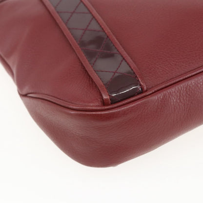 Burberry Vintage Shoulder Bag Leather, RED, LEATHER, Shoulder bag