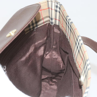 Burberry Nova Check Tote Leather, BEIGE, CANVAS, Tote bag