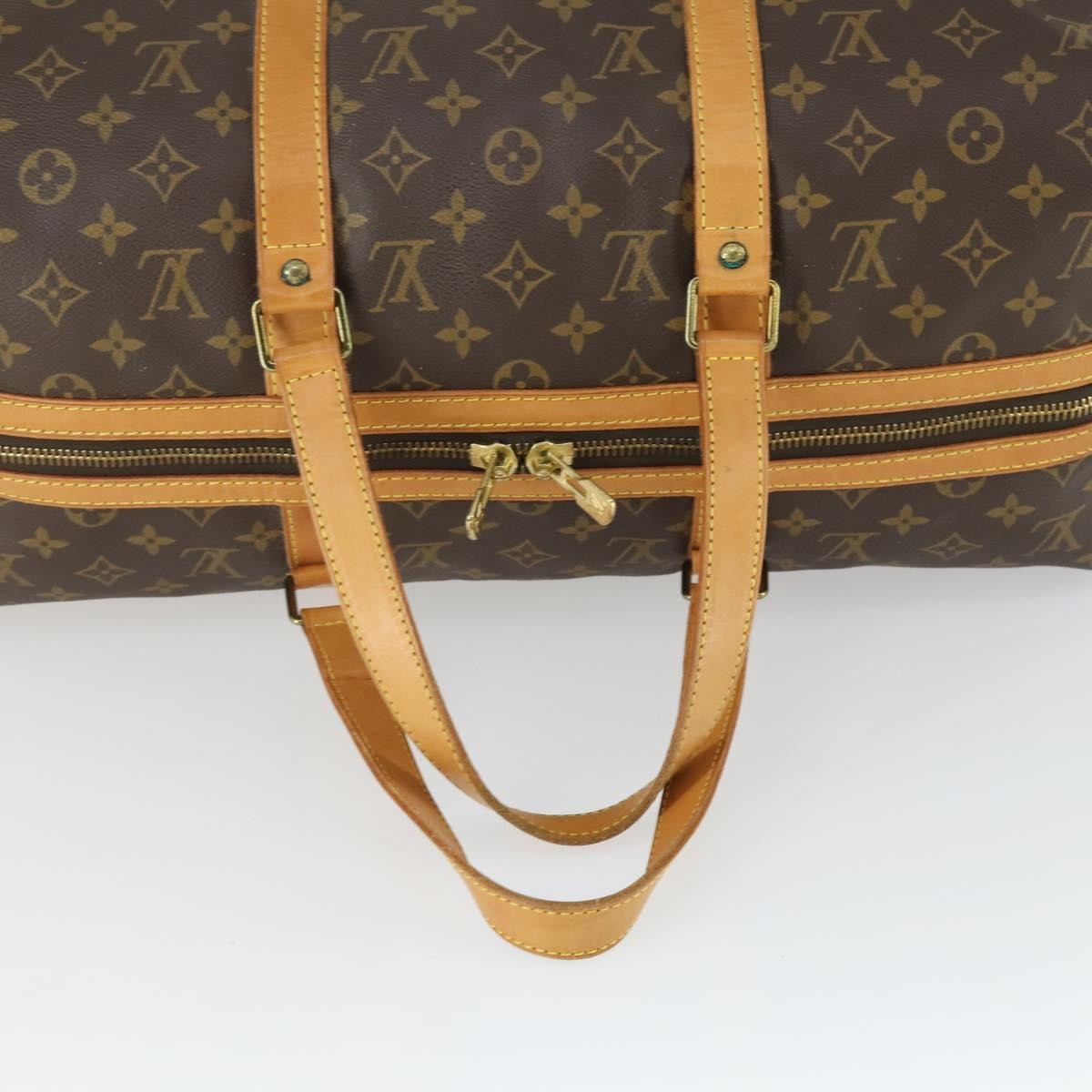 Louis Vuitton Sac Souple Handbag Monogram Canvas, BROWN, CANVAS, Travel bag