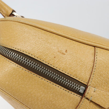 Prada Bauletto Bag Leather, BEIGE, LEATHER, Shoulder bag