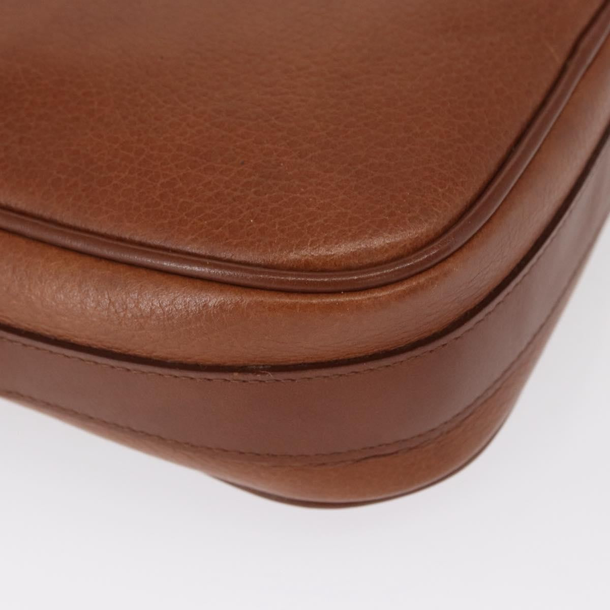 Burberry Vintage Shoulder Bag Leather, BROWN, LEATHER, Shoulder bag