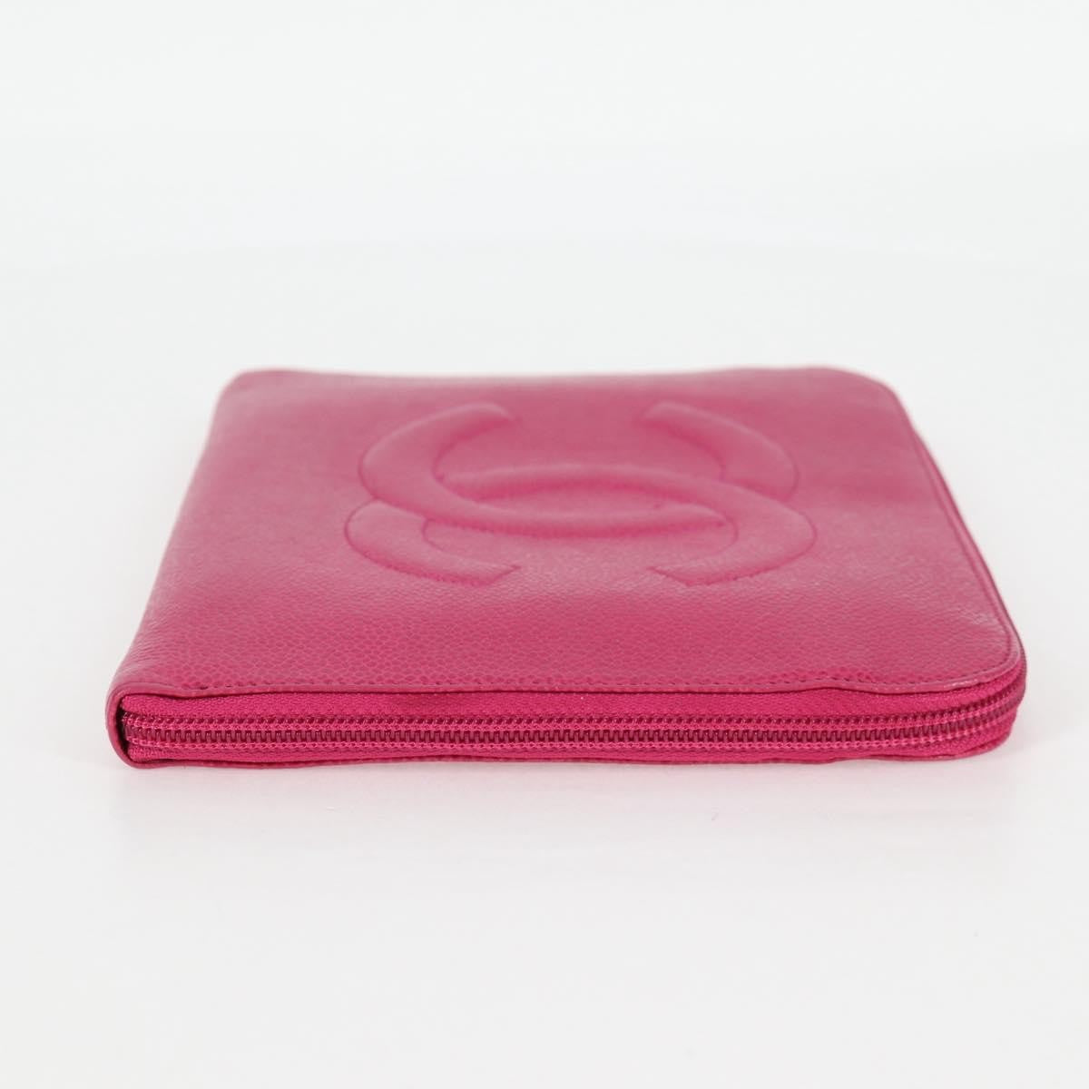 Chanel Vintage Clutch Bag Quilted Leather, PINK, LEATHER, Clutche & pouche