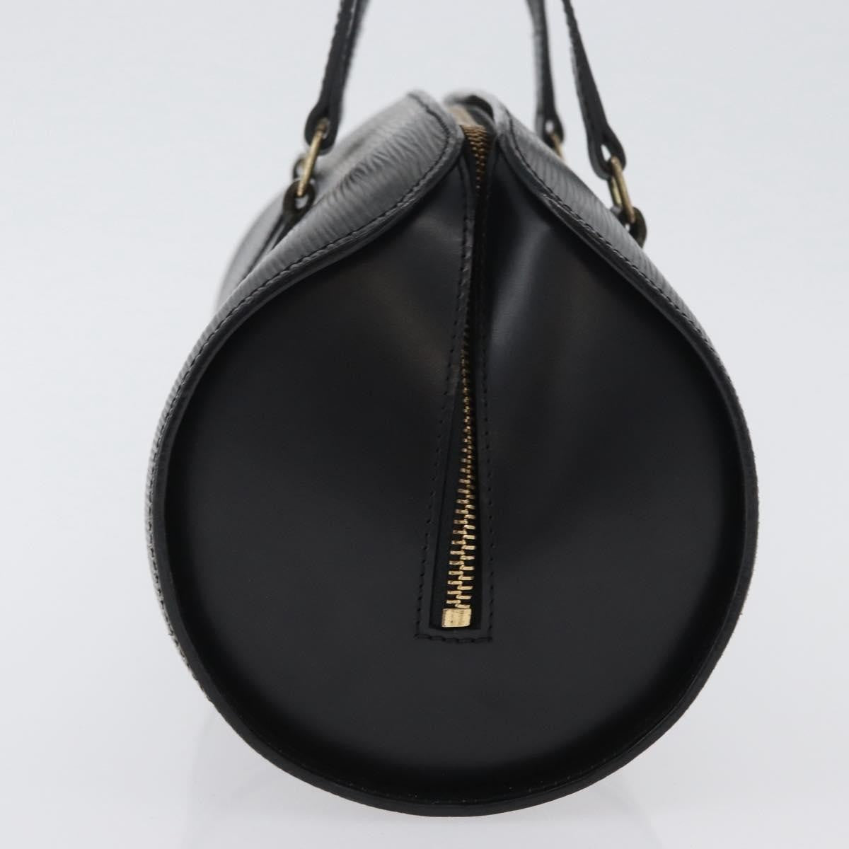 Louis Vuitton Soufflot Handbag Epi Leather, BLACK, LEATHER, Handbag