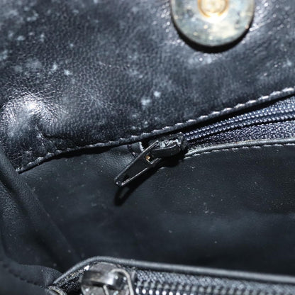 Bally Vintage Tote Bag Quilted Leather, BLACK, LEATHER, Tote bag
