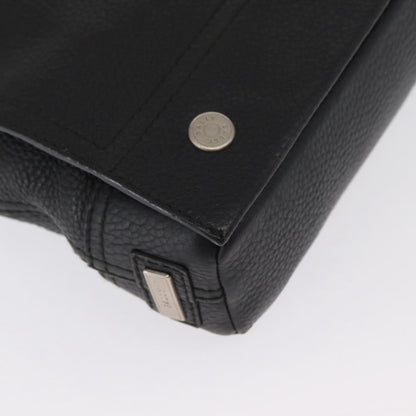 Bally Vintage Shoulder Bag Leather, BLACK, LEATHER, Shoulder bag